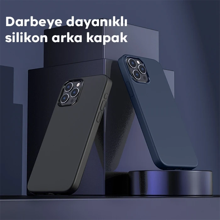HOCO Pure Series iPhone 15 Pro Manyetik Silikon Kılıf-(5775)