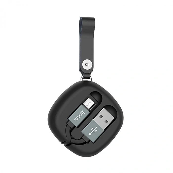Hoco U33 Taşıma Çantalı  Mikro Usb Kablo-(5775)