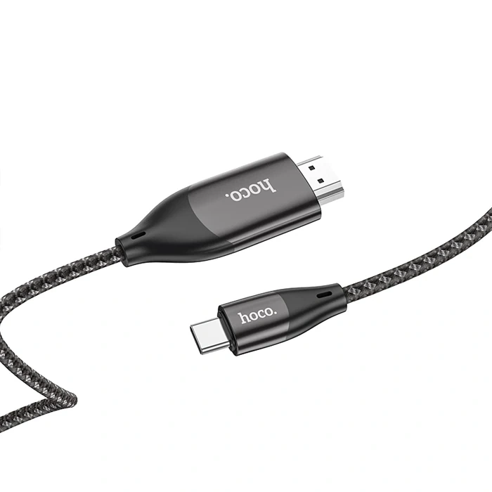 HOCO UA16 Type-C to HDMI 4K 30hz Ses ve Görüntü Aktarma Kablosu-(5775)