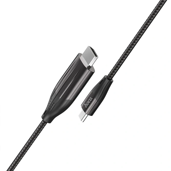 HOCO UA16 Type-C to HDMI 4K 30hz Ses ve Görüntü Aktarma Kablosu-(5775)