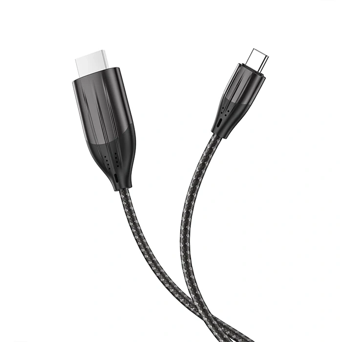 HOCO UA16 Type-C to HDMI 4K 30hz Ses ve Görüntü Aktarma Kablosu-(5775)