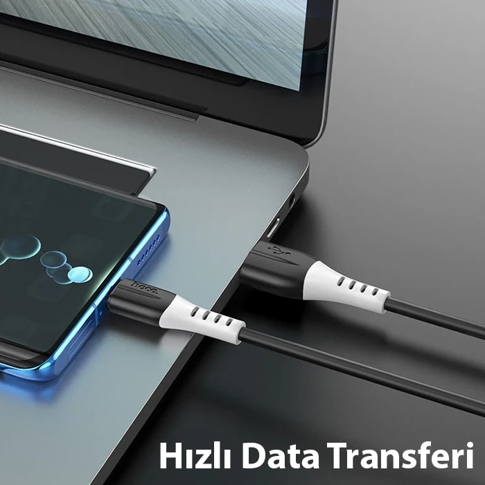 HOCO X82 Type-C to USB 3A Hızlı Silikon Data ve Şarj Kablosu-(5775)