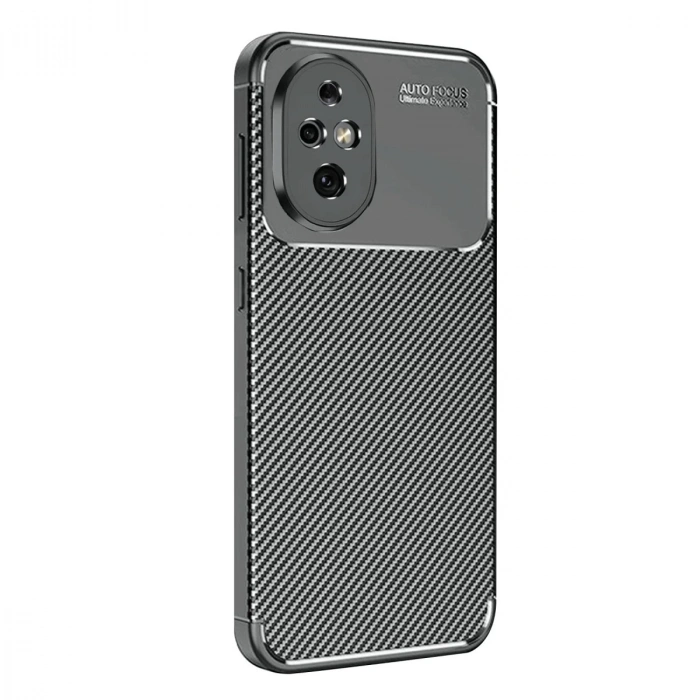 Honor 200 Kılıf Auto Focus Karbon Kapak - Siyah