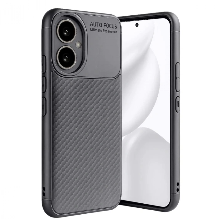 Honor 400 Kılıf Auto Focus Karbon Kapak - Gri