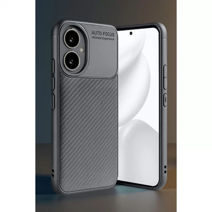 Honor 400 Kılıf Auto Focus Karbon Kapak - Gri