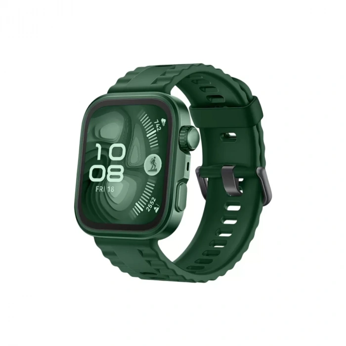 Huawei Fit 4 Nova Silikon Kordon - Koyu Yeşil
