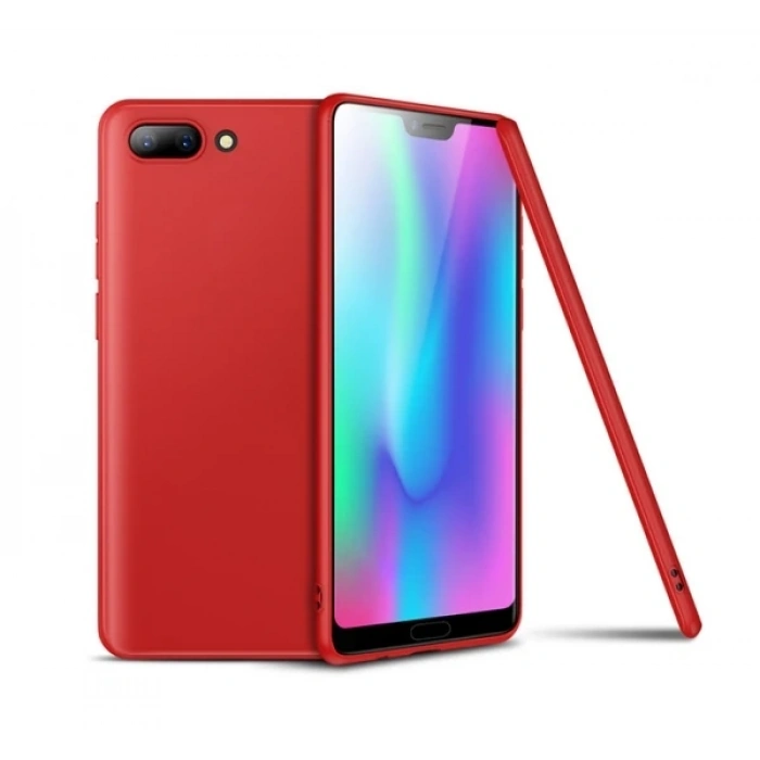 Huawei Honor 9i Slim Fit Soft Premium Silikon Kamera Korumalı Kılıf-(5775)
