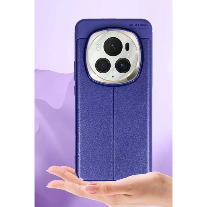 Huawei Honor Magic 6 Pro Kılıf Auto Focus Kapak - Lacivert