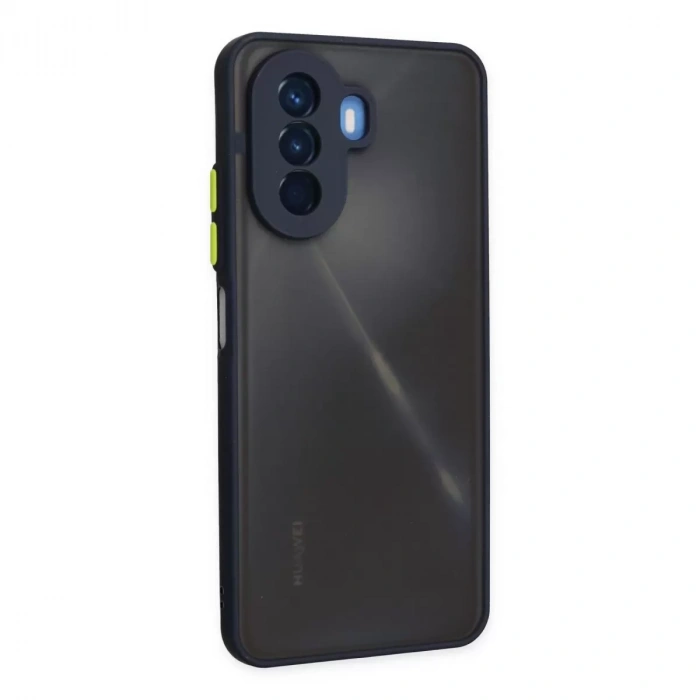 Huawei Nova Y70 Kılıf Montreal Silikon Kapak - Lacivert