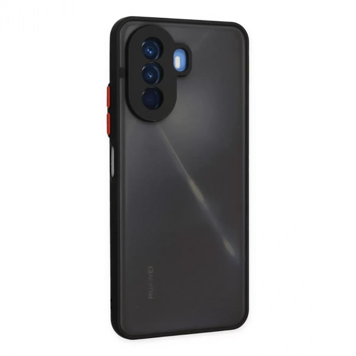 Huawei Nova Y70 Kılıf Montreal Silikon Kapak - Siyah