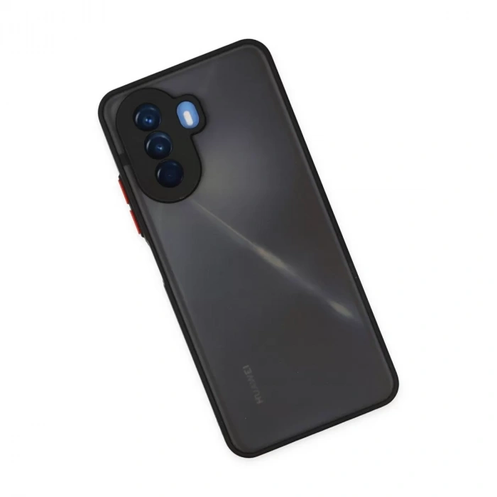 Huawei Nova Y70 Kılıf Montreal Silikon Kapak - Siyah