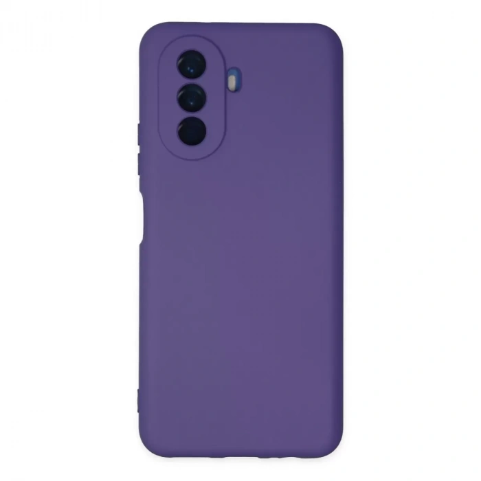 Huawei Nova Y70 Kılıf Nano İçi Kadife Silikon - Mor