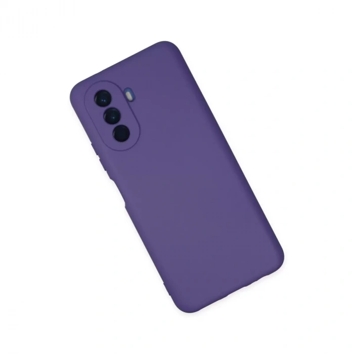 Huawei Nova Y70 Kılıf Nano İçi Kadife Silikon - Mor