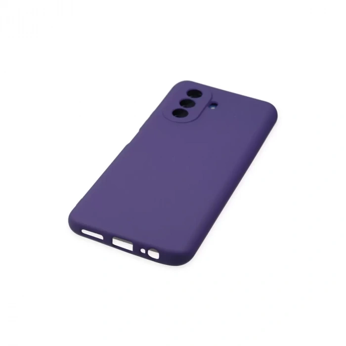 Huawei Nova Y70 Kılıf Nano İçi Kadife Silikon - Mor