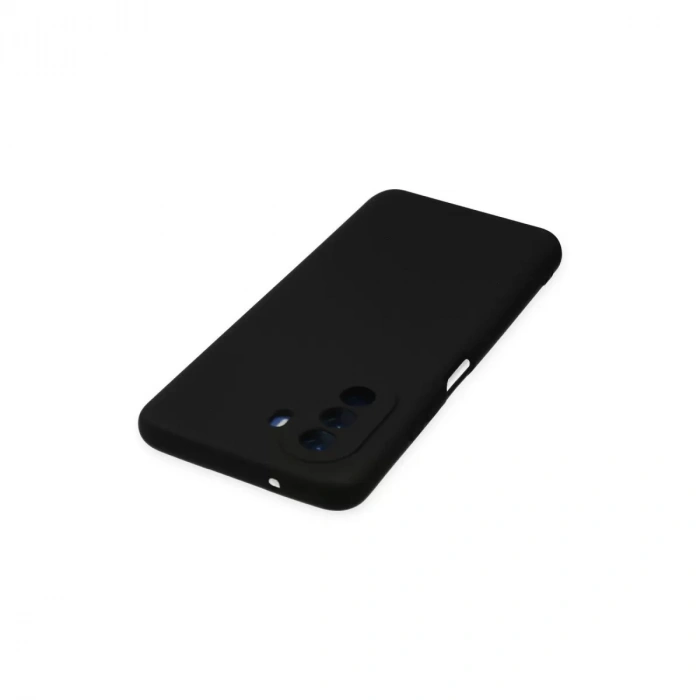 Huawei Nova Y70 Kılıf Nano İçi Kadife Silikon - Siyah