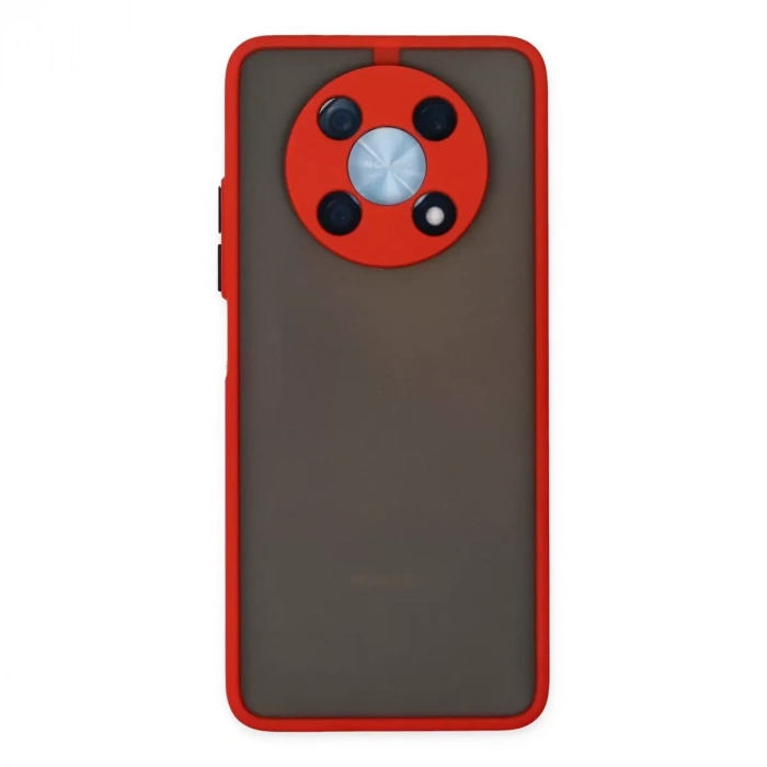 Huawei Nova Y90 Kılıf Montreal Silikon Kapak - Kırmızı
