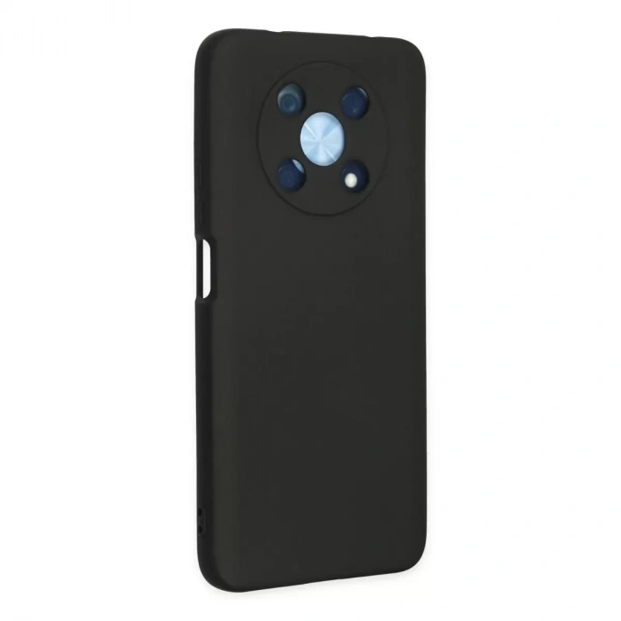 Huawei Nova Y90 Kılıf Nano İçi Kadife Silikon - Siyah