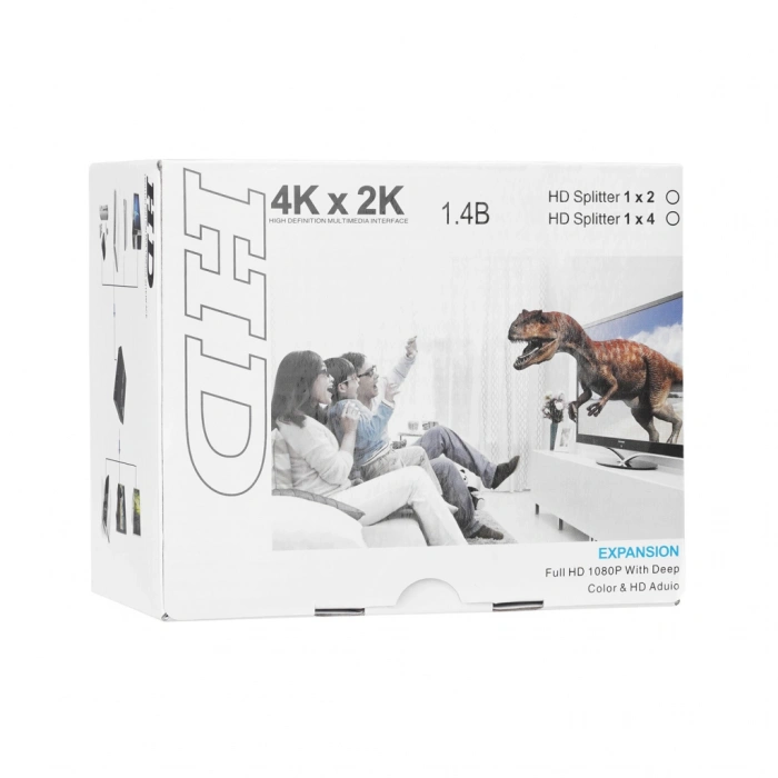 HYTECH HY-LU2 2xHDMI 2K-4K Monitör Çoklayıcı (1PC-2Monitör)(1923)