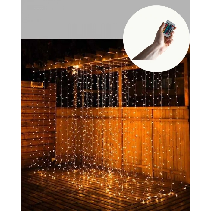İç ve Dış Mekan Perde LED – Bahçe Balkon ve Veranda İçin
