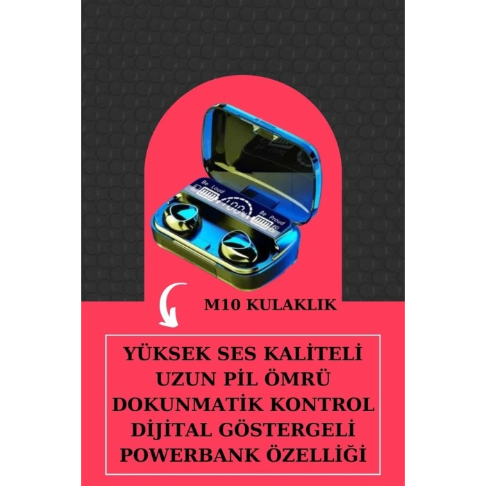 İkili Set Akıllı Saat Ve Bluetooth Kulaklık Kablosuz Uzun Pil Ömrü Spor Modları