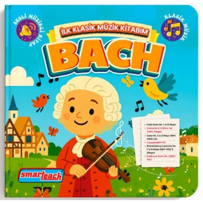 İlk Klasik Müzik Kitabım Bach - Sesli