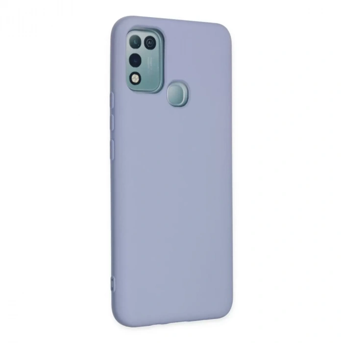 İnfinix Hot 10 Play Kılıf Nano İçi Kadife Silikon - Lila