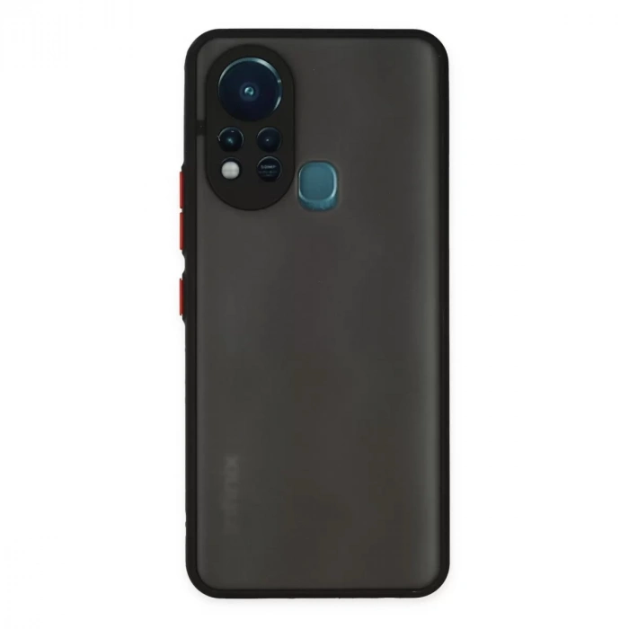 İnfinix Hot 11s Kılıf Montreal Silikon Kapak - Siyah