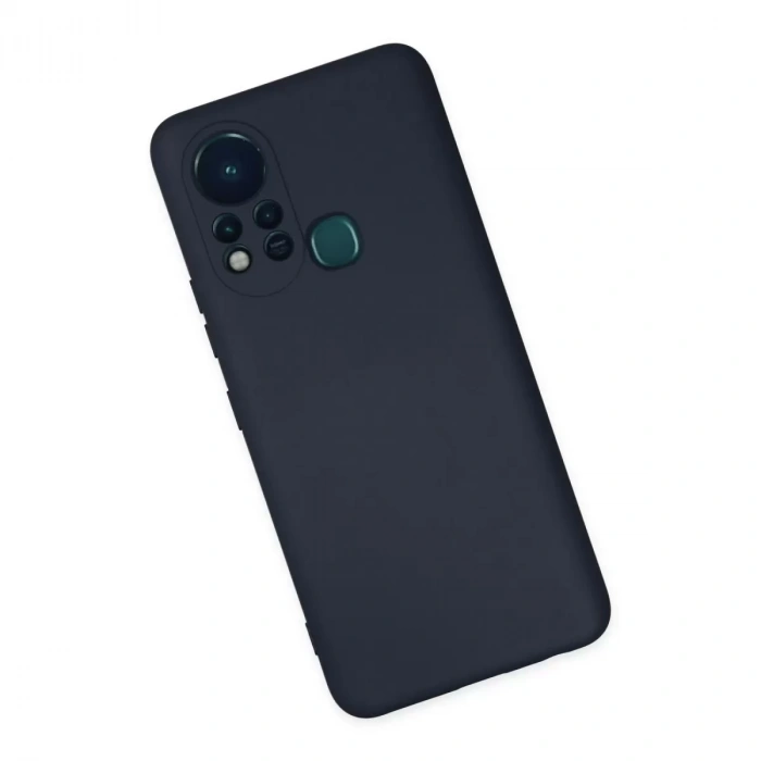 İnfinix Hot 11s Kılıf Nano İçi Kadife Silikon - Lacivert
