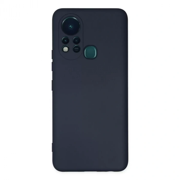 İnfinix Hot 11s Kılıf Nano İçi Kadife Silikon - Lacivert
