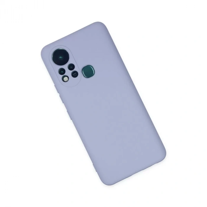 İnfinix Hot 11s Kılıf Nano İçi Kadife Silikon - Lila