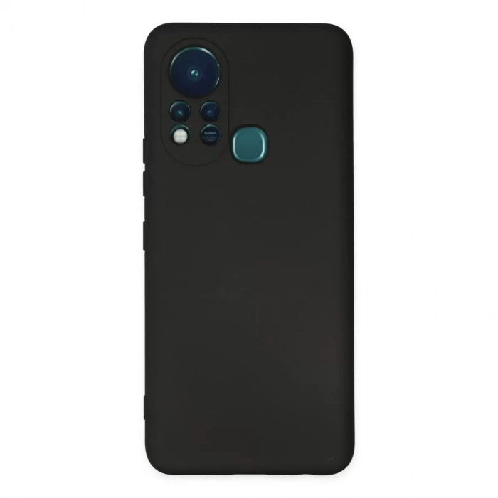 İnfinix Hot 11s Kılıf Nano İçi Kadife Silikon - Siyah