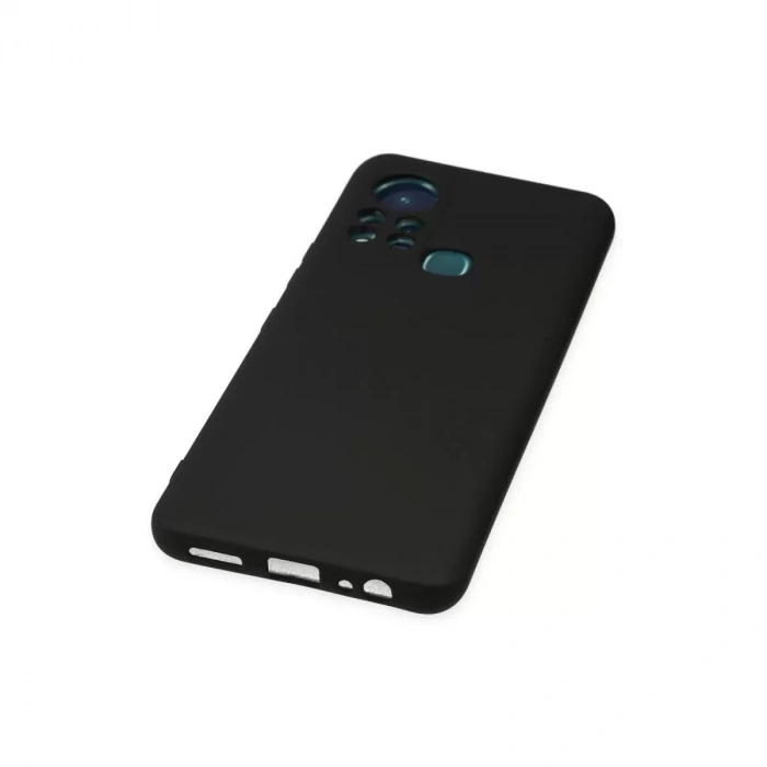 İnfinix Hot 11s Kılıf Nano İçi Kadife Silikon - Siyah