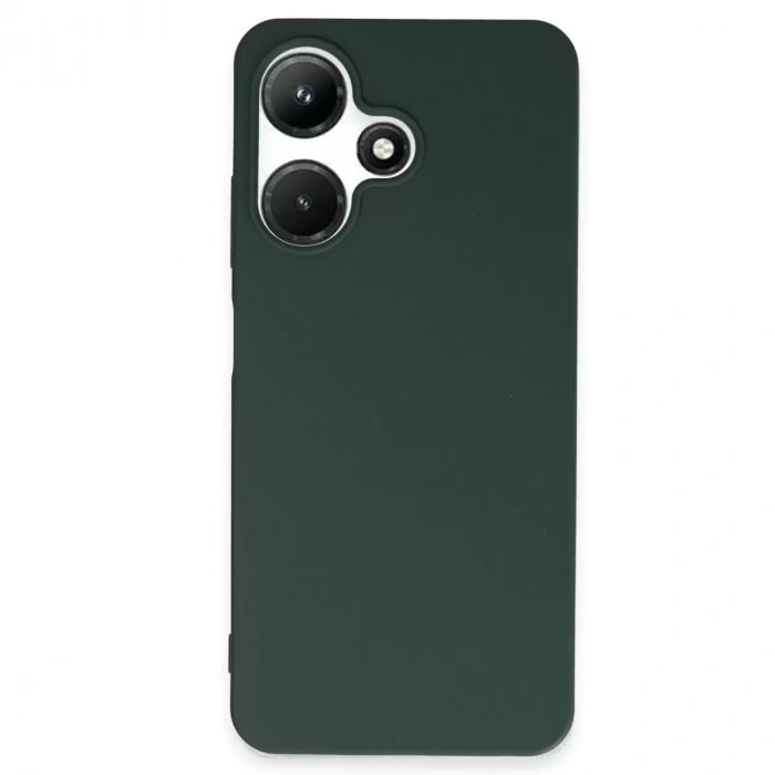 İnfinix Hot 30i Kılıf First Silikon - Koyu Yeşil