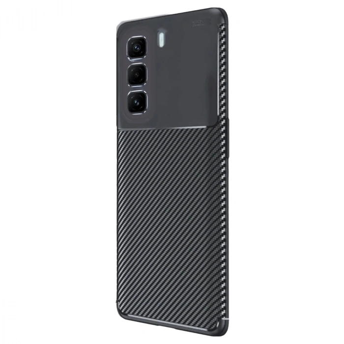 İnfinix Hot 50 Pro Plus 4g Auto Focus Karbon Kapak - Siyah
