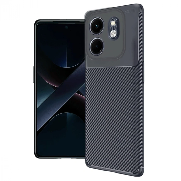 İnfinix Hot 50i 4g Auto Focus Karbon Kapak - Lacivert