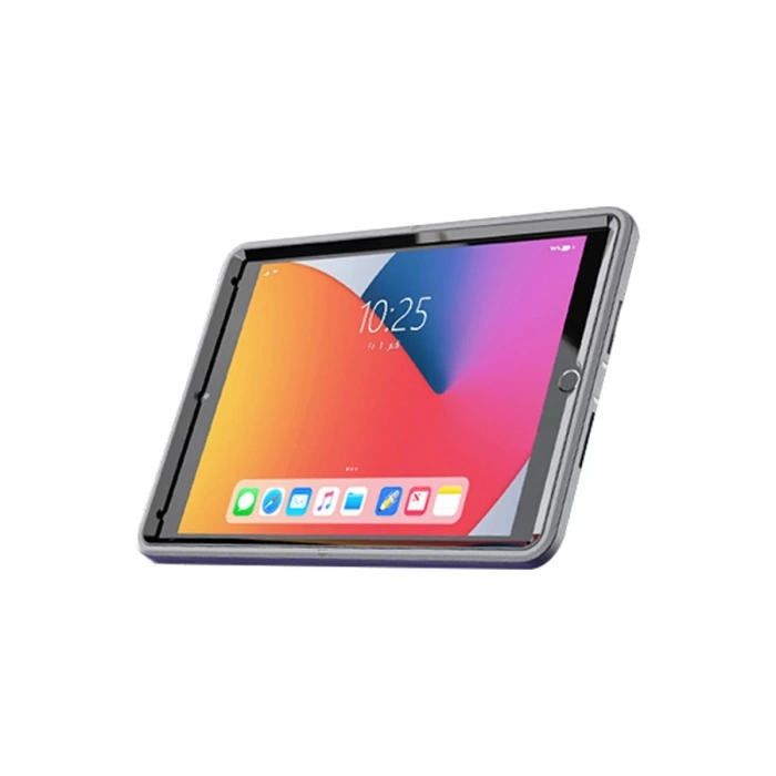 İpad 10.2 (7.nesil) Kılıf Hand Strap Tablet Kılıfı - Gri