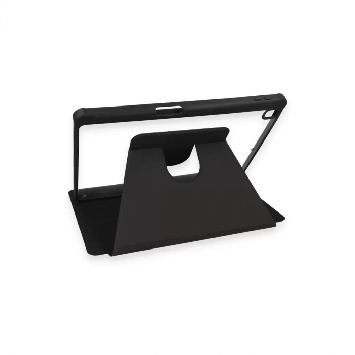 İpad 10.2 (7.nesil) Kılıf Ling 360 Kalemlikli Tablet Kılıf - Siyah