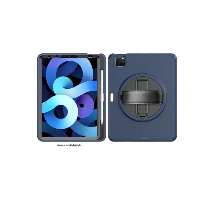 İpad Pro 11 (2018) Kılıf Hand Strap Tablet Kılıfı - Lacivert