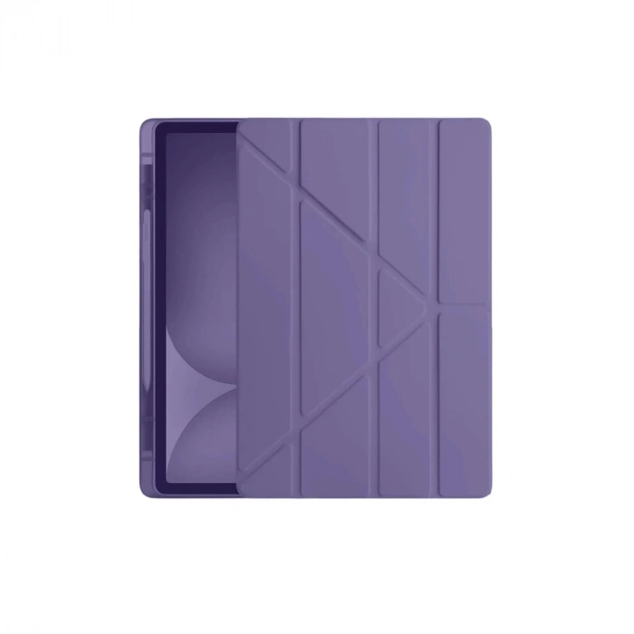 İpad Pro 11 (2024) Kılıf Kalemlikli Hugo Tablet Kılıfı - Mor