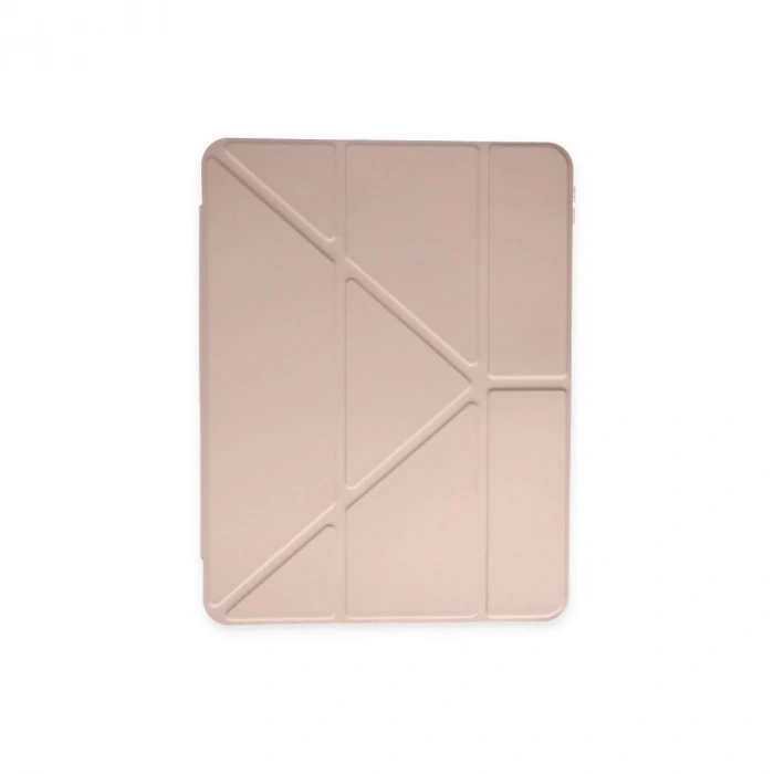 İpad Pro 11 (2024) Kılıf Kalemlikli Mars Tablet Kılıfı - Rose Gold