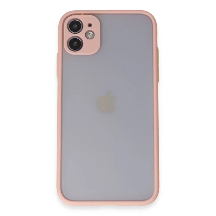 İphone 11 Kılıf Montreal Silikon Kapak - Pembe