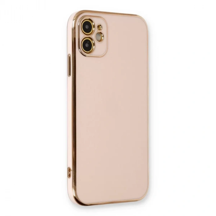 İphone 11 Kılıf Volet Silikon - Pembe