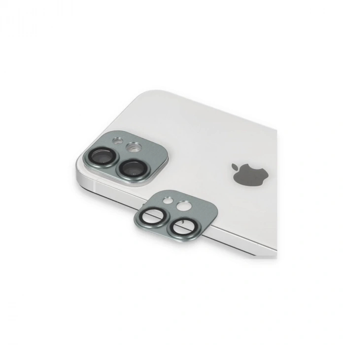 İphone 11 Pers Alüminyum Kamera Lens - Yeşil