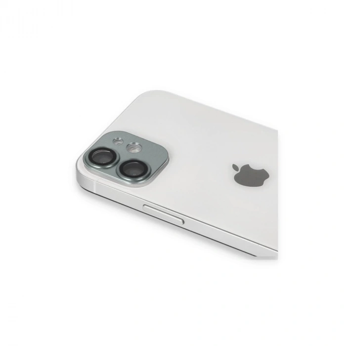 İphone 11 Pers Alüminyum Kamera Lens - Yeşil