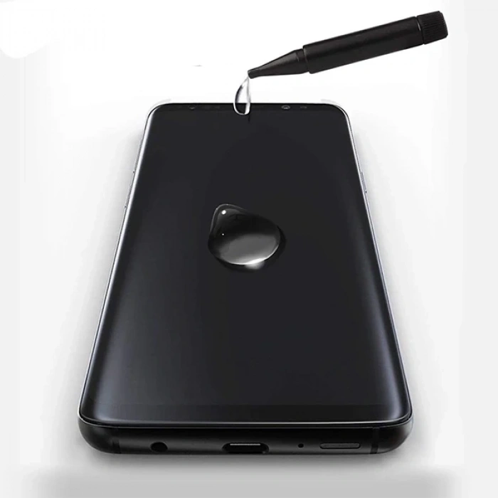 İPhone 11 Pro Full Liquid+Uv Işık 3D Kırılmaz Cam Ekran Koruyucu iPhone XS-X-(5775)