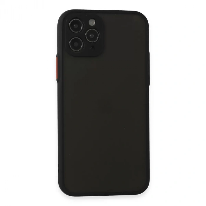 İphone 11 Pro Kılıf Montreal Silikon Kapak - Siyah