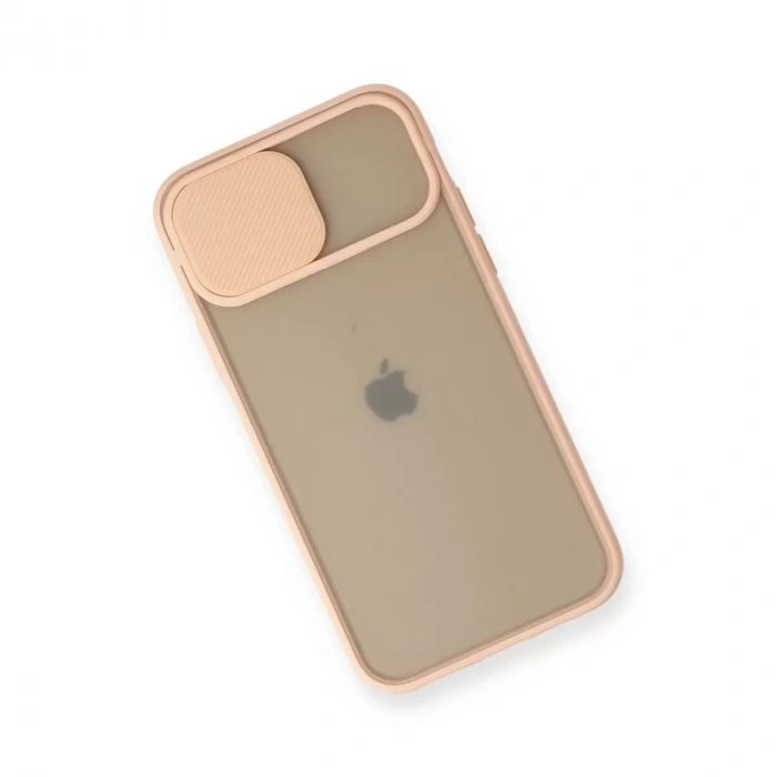 İphone 11 Pro Kılıf Palm Buzlu Kamera Sürgülü Silikon - Pembe