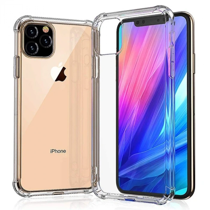 İPhone 11 Pro Max Anti-Drop Darbe Emici Silikon Kılıf-(5775)