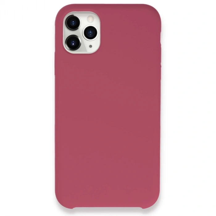 İphone 11 Pro Max Kılıf Lansman Legant Silikon - Fuşya