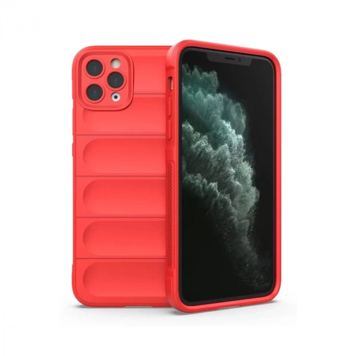 İphone 11 Pro Max Kılıf Optimum Silikon - Kırmızı